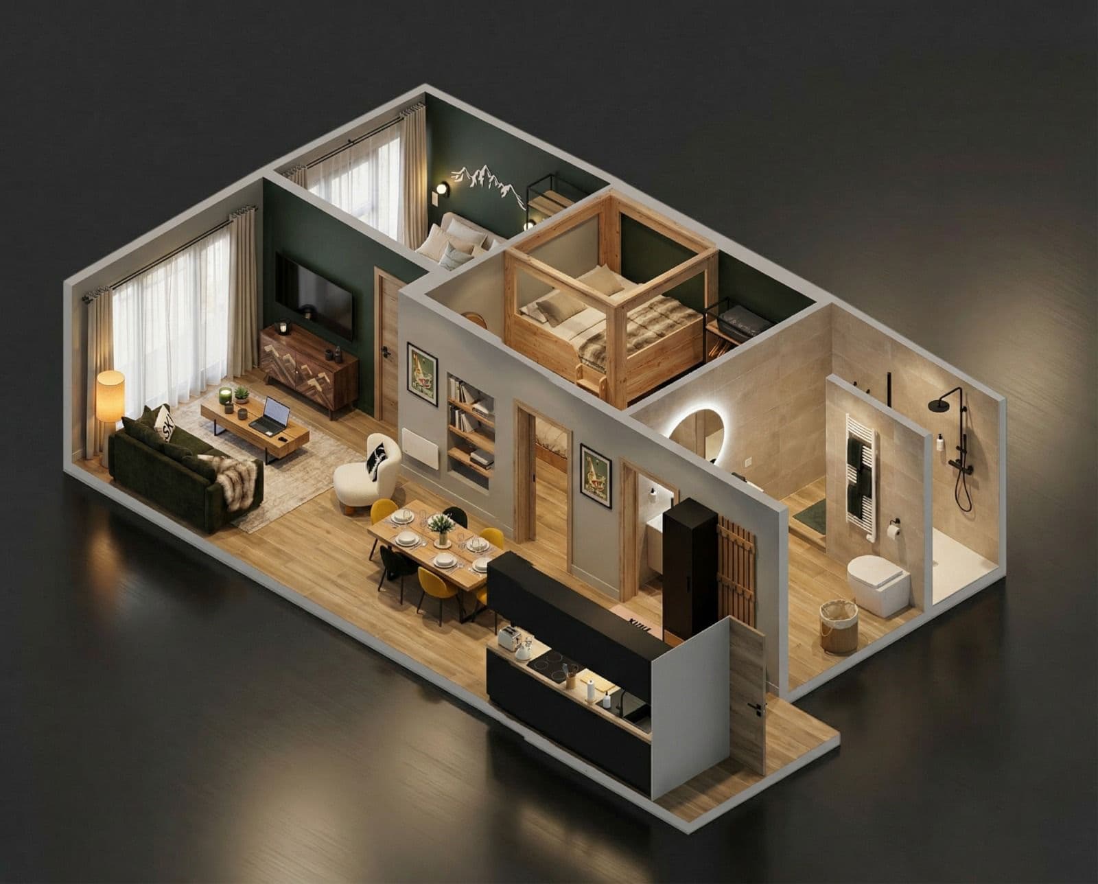 Appartement familial — Ax les Thermes